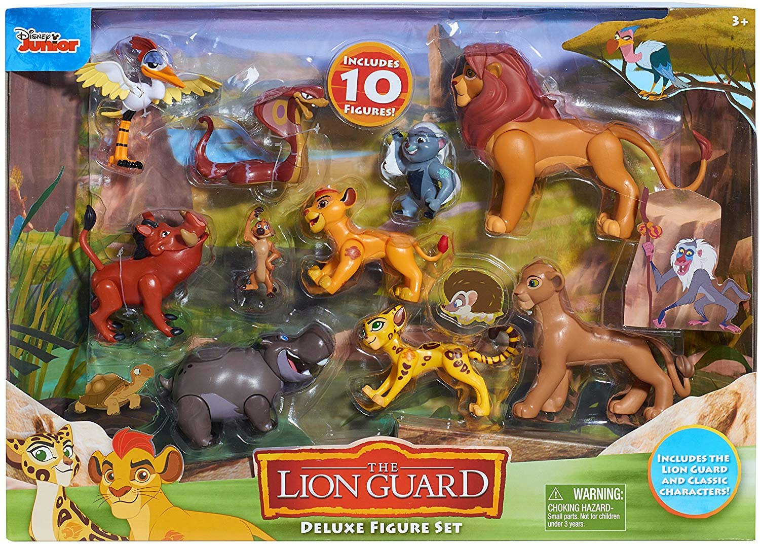 Disney The Lion Guard Deluxe Exclusive Figure 10-Pack